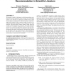 Annotation consensus: implications for passage recommendation in scientific literature