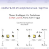 Another Look at Complementation Properties