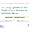Ant Colony Optimization with Adaptive Fitness Function for Satisfiability Testing