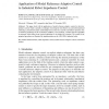 Application of Model Reference Adaptive Control to Industrial Robot Impedance Control