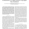 Application of Nonbinary LDPC Codes for Communication over Fading Channels Using Higher Order Modulations