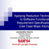 Applying Reduction Techniques to Software Functional Requirement Specifications