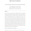 Approximate analysis of LRU in the case of short term correlations