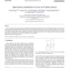 Approximate computation of curves on B-spline surfaces