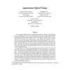 Approximate Option Pricing