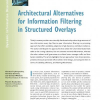 Architectural Alternatives for Information Filtering in Structured Overlays