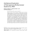 Architectural Exploration of Heterogeneous Multiprocessor Systems for JPEG