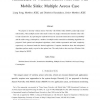 Architecture of Wireless Sensor Networks with Mobile Sinks: Multiple Access Case