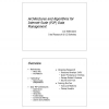 Architectures and Algorithms for Internet-Scale (P2P) Data Management