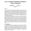 Area Avoidance Routing in Distance-Vector Networks
