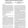 ARMS - automatic residue-minimization based sampling for multi-point modeling techniques