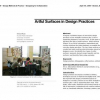 Artful surfaces in design practices