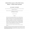 Artificial Software Agents on Thin Double Auction Markets - A Human Trader Experiment