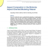 Aspect Composition in the Motorola Aspect-Oriented Modeling Weaver