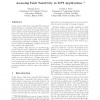 Assessing Fault Sensitivity in MPI Applications