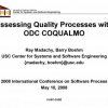 Assessing Quality Processes with ODC COQUALMO
