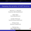 Assessing the security of VoIP Services