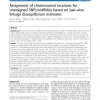 Assignment of chromosomal locations for unassigned SNPs/scaffolds based on pair-wise linkage disequilibrium estimates