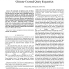 Association-Based Segmentation for Chinese-Crossed Query Expansion