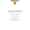 Asymptotic Analysis of Amplify and Forward Relaying in a Parallel MIMO Relay Network