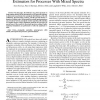 Asymptotic statistical properties of AR Spectral estimators for processes with mixed spectra