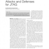 Attacks and Defenses for JTAG