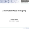 Automated model grouping