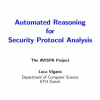 Automated Reasoning for Security Protocol Analysis