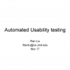 Automated Usability Testing Using HUI Analyzer