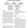 Automatic and robust breadcrumb system deployment for indoor firefighter applications