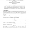 Automatic Choice of Dimensionality for PCA