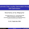 Automatic Data Locality Optimization Through Self-optimization