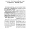 Automatic High-Dynamic Range Image Generation for Dynamic Scenes