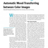 Automatic Mood-Transferring between Color Images
