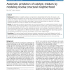 Automatic prediction of catalytic residues by modeling residue structural neighborhood