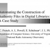 Automating the Construction of Authority Files in Digital Libraries: A Case Study