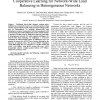 Autonomous Network Management Using Cooperative Learning for Network-Wide Load Balancing in Heterogeneous Networks