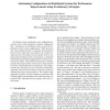 Autotuning Configurations in Distributed Systems for Performance Improvements Using Evolutionary Strategies
