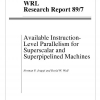 Available Instruction-Level Parallelism for Superscalar and Superpipelined Machines