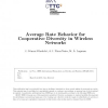 Average rate behavior for cooperative diversity in wireless networks