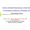 Axiom-oriented Reasoning to Deal with Inconsistency Between Ontology and Knowledge Base