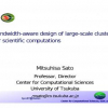 Bandwidth-Aware Design of Large-Scale Clusters for Scientific Computations
