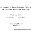 Bayesian Learning in Sparse Graphical Factor Models via Variational Mean-Field Annealing