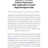 Bayesian Truncated Poisson Regression with Application to Dutch Illegal Immigrant Data