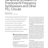 Behavioral Simulation of Fractional-N Frequency Synthesizers and Other PLL Circuits