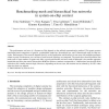 Benchmarking Mesh and Hierarchical Bus Networks in System-on-Chip Context