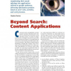 Beyond Search: Content Applications