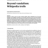 Beyond vandalism: Wikipedia trolls