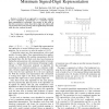 Bidirectional conversion to minimum signed-digit representation