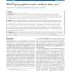 Bio: : Phylo - phyloinformatic analysis using Perl